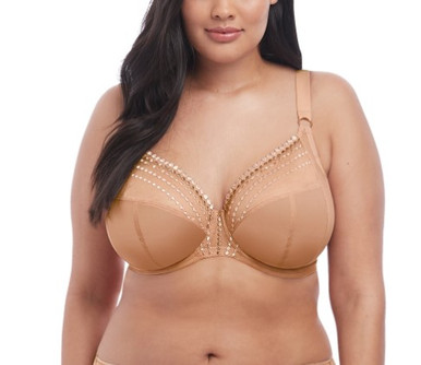 Seamed single layered darted cup bra