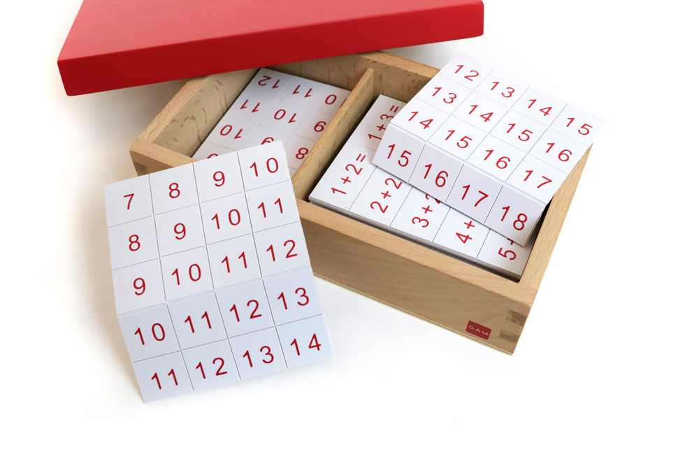 Addition Equations and Sums Box by Gonzagarredi Montessori