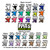 Standard PLA color chart of available ledge colors | Pat and Jen's Creature Cave