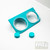Magnetic Double 1.5oz turquoise feeding ledge | Pat and Jen's Creature Cave