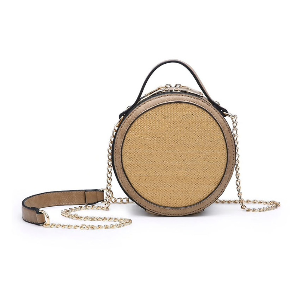 Round Rattan Purse | NOLA Couture