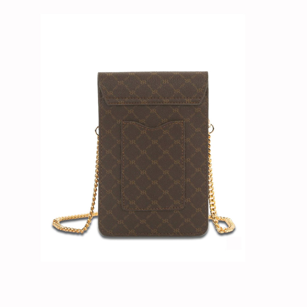 Rioni Brown Signature Smart Phone Crossbody - Pearblossom Jewelry & Gifts