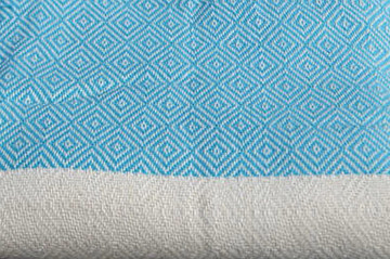 Pompano Handwoven Resort Towel - Turquoise