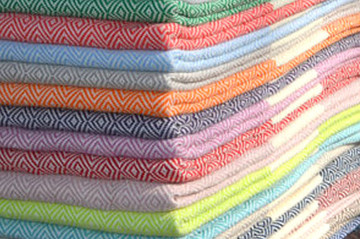Pompano Handwoven Resort Towel - Turquoise