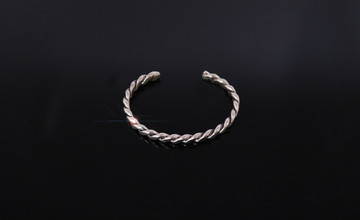 Haba Sterling Silver Twist Rope Bracelet Infant/Toddler