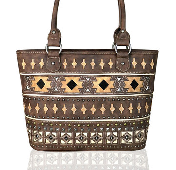 Montana West Coffee Aztec Tote