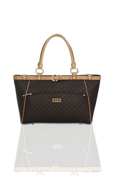 Rioni Brown Signature Kendall Weekender Tote