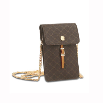 Rioni Brown Signature Smart Phone Crossbody