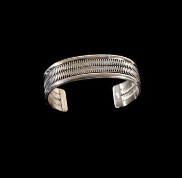 Haba Basketweave Sterling Silver Cuff Bracelet
