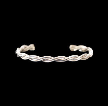 Haba Sterling Big Creek Cuff Bracelet