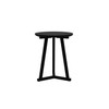 Ethnicraft Oak Tripod Small Side Table - Black