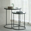 Ethnicraft Notre Monde Clear Nesting Side Tables