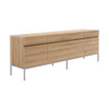 Ethnicraft Oak Sideboard Ligna 4 Door EOL