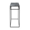 Ethnicraft Notre Monde Charcoal Heavy Aged Mirror Console Table
