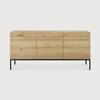 Ethnicraft Oak Sideboard Ligna 3 Door Black