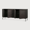 Ethnicraft Grooves Teak 4 Door Sideboard
