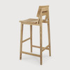 Ethnicraft Varnished Oak Bar Stool N4