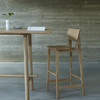 Ethnicraft Varnished Oak Bar Stool N4