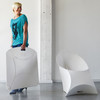Designer Folding Chair - Flux in White