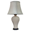 Pair of Oriental Table Lamps - Apricot Mosaic