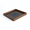Notre Monde Ink Square Glass Tray
