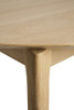 Ethnicraft Bok Round Extending Oak Dining Table