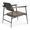 Ethnicraft DC Lounge Chair Olive Leather