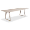 Skovby #105 Dining Table – White Oiled Oak Extendable Table with Sculptural Legs for 6–10 People