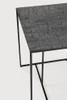 Triptic Side Table - Lava Black