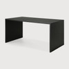 Ethnicraft Oak U Black Office Desk