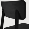 Ethnicraft Varnished Oak Casale Black Dining Chair