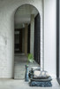 Medium Aged Clear Floor Mirror - Gate