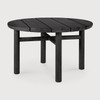 Ethnicraft Teak Quatro Black Outdoor Side Table