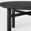 Ethnicraft Teak Quatro Black Outdoor Side Table