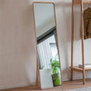 Round Oak Cheval Mirror