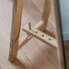 Round Oak Cheval Mirror