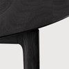 Ethnicraft Black Round Extendable Oak Dining Table Bok Ethnicraft Black Round Extendable Oak Dining Table Bok