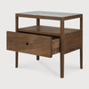 Ethnicraft Reclaimed Teak Spindle  Bedside