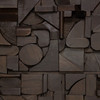 Ethnicraft Bricks  Wall Art - Brown