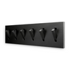 Ethnicraft Utilitile Long Black Oak Wall Coat Rack