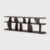 Ethnicraft Dark Teak Geometric Console