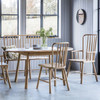 Marlow Pair of Oak Carver Dining Chairs