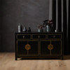 Oriental Black Lacquer Sideboard - Qing
