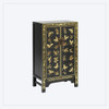 Chinese Black Lacquer Butterfly Storage Cabinet Chinese Black Lacquer Butterfly Storage Cabinet