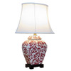 Pair of Oriental Table Lamps - Phoenix Feather