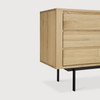 Ethnicraft Shadow Oak & Black 3 Door Sideboard