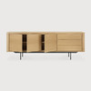 Ethnicraft Shadow Oak & Black 3 Door Sideboard