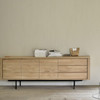 Ethnicraft Shadow Oak & Black 3 Door Sideboard