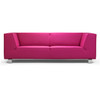 Modern 3 Seat Sofa Pink / Purple / Charcoal / Orange - Chester