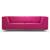 Modern 2 Seat Sofa Pink / Purple / Charcoal / Orange - Chester